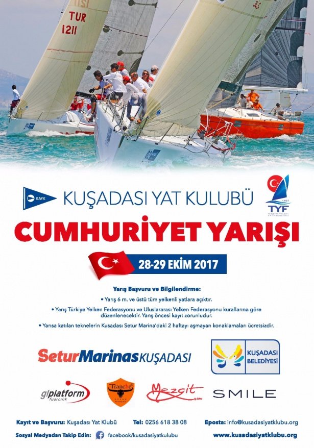 KAYK CUMHURİYET KUPASI YAT YARIŞI 28-29 EKİM 2017